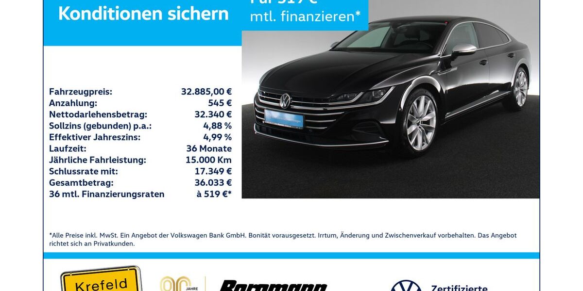VW Arteon 48.150 km 31.886 &euro; Krefeld 47803