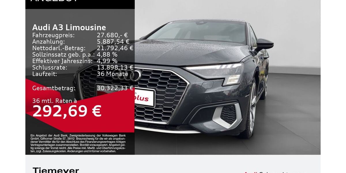 Audi A3 34.279 km 27.280 &euro; Dorsten 46284