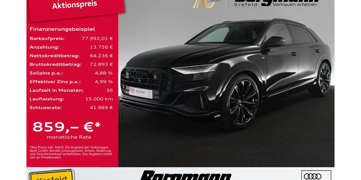 Audi Q8 64.125 km 74.993 &euro; Krefeld 47803