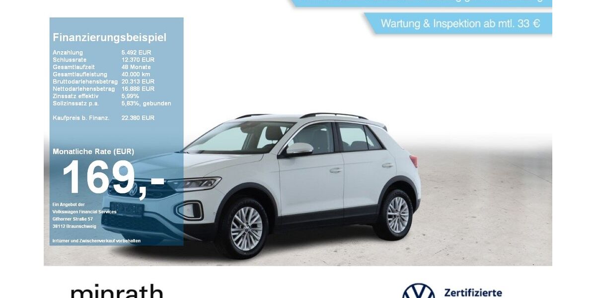 VW T-Roc 87.736 km 21.380 &euro; Moers 47441