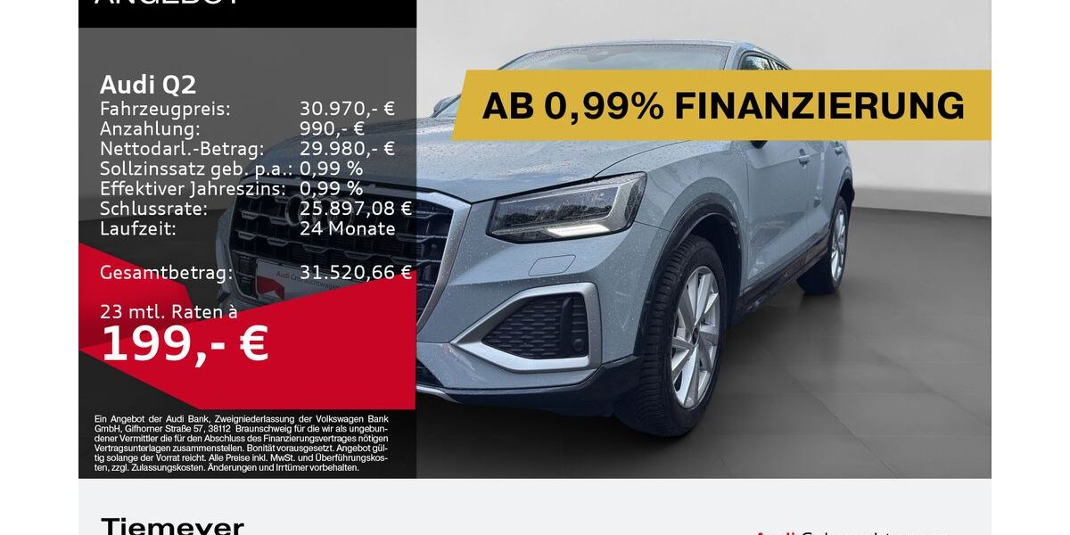 Audi Q2 3.109 km 29.240 &euro; Dorsten 46284