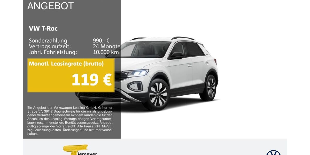 VW T-Roc 21.244 km 21.870 &euro; Dorsten 46282