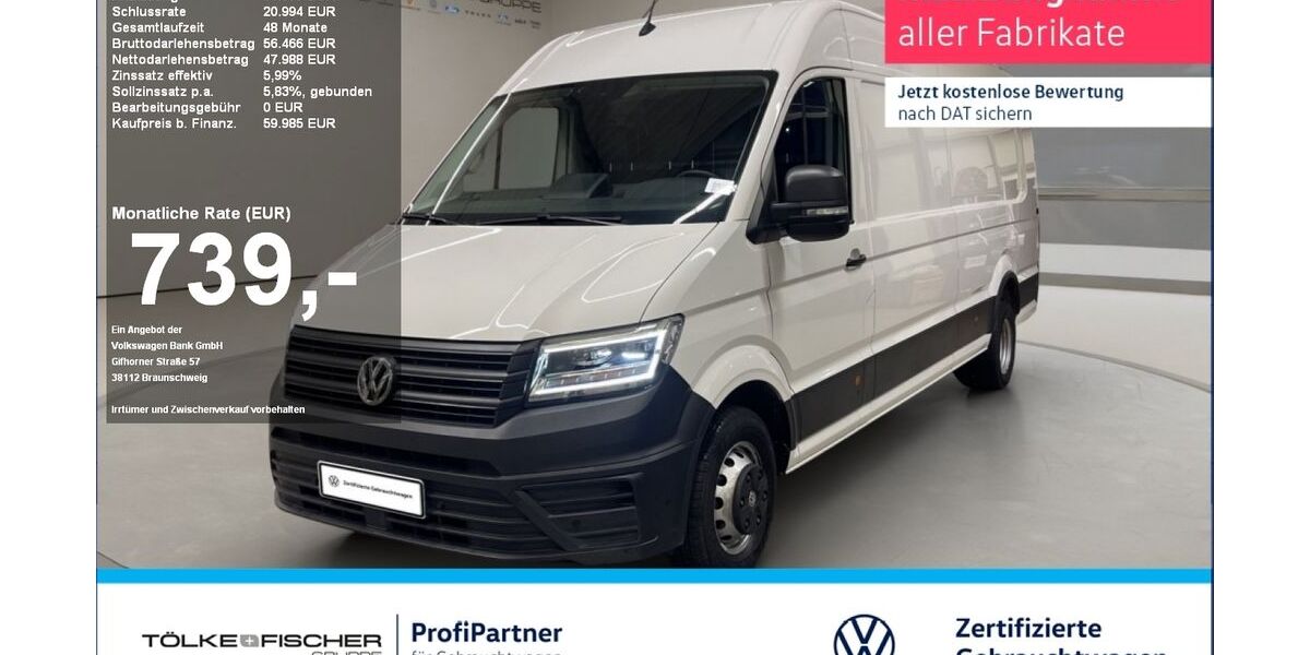 VW Crafter 38.420 km 53.889 &euro; Krefeld 47805