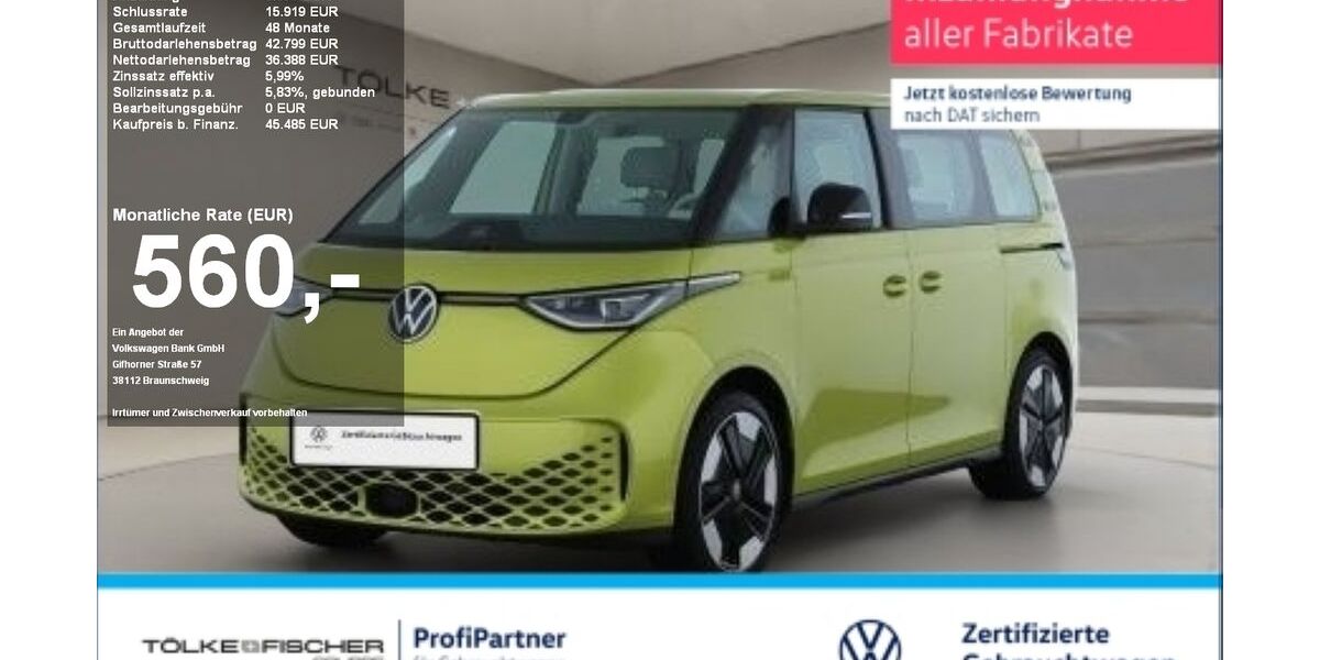 VW ID. Buzz 27.142 km 41.449 &euro; Krefeld 47805