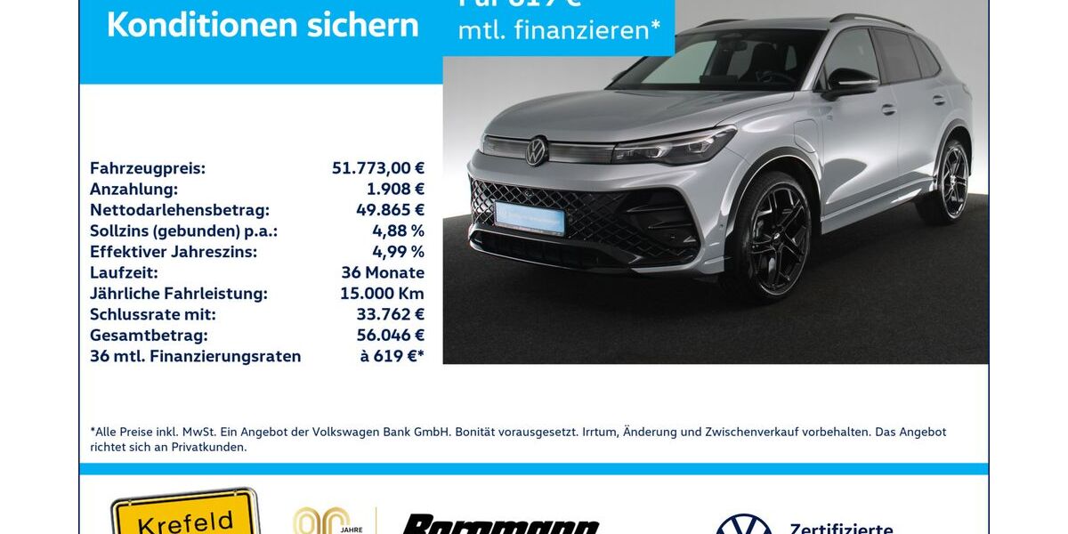 VW Tiguan 25.550 km 49.994 &euro; Krefeld 47803