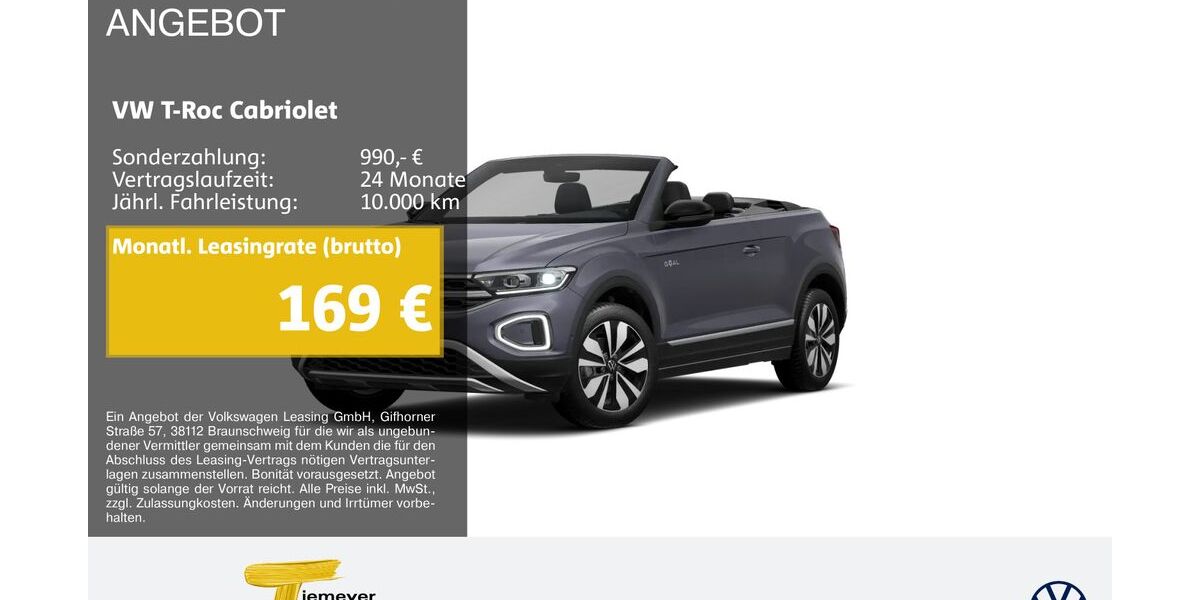 VW T-Roc 20.442 km 23.940 &euro; Dorsten 46282