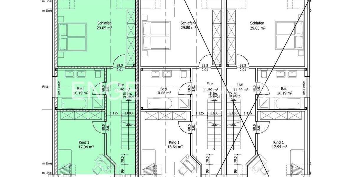 Reihenmittelhaus Kamp-Lintfort Niersenbruch - 4 Zimmer, 177 m&sup2;, 2.500&euro; | Angebot:25822363