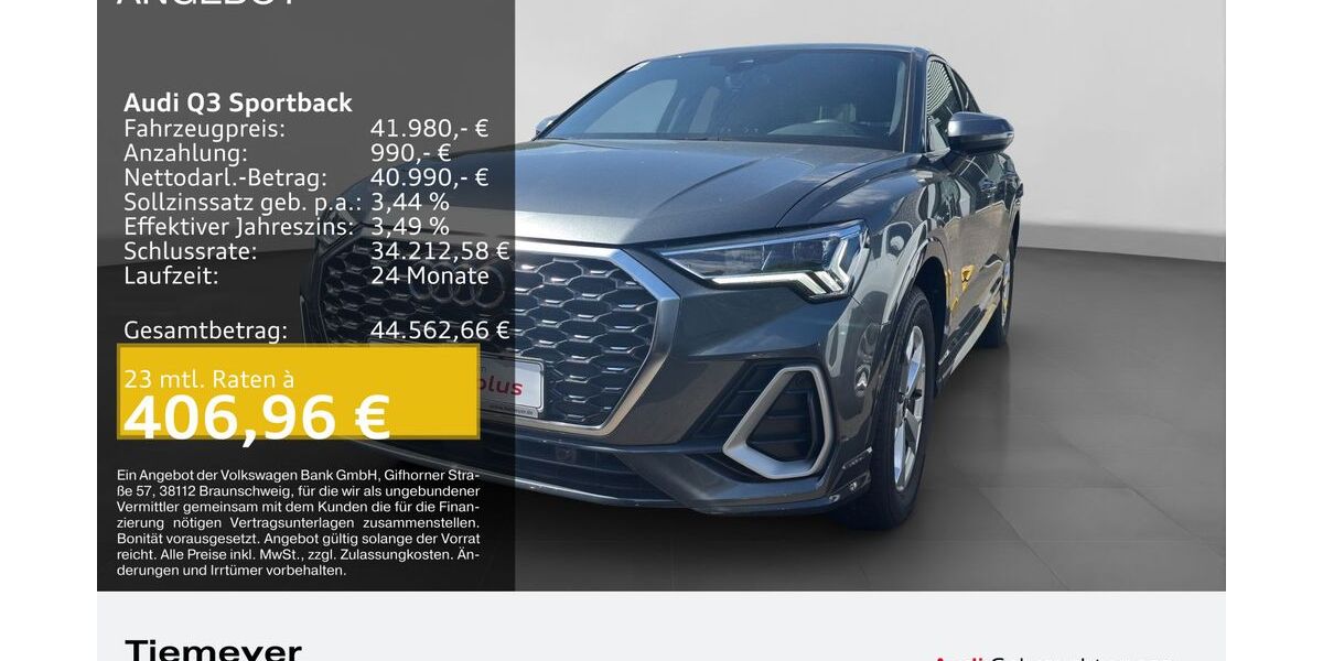 Audi Q3 6.929 km 41.680 &euro; Dorsten 46284