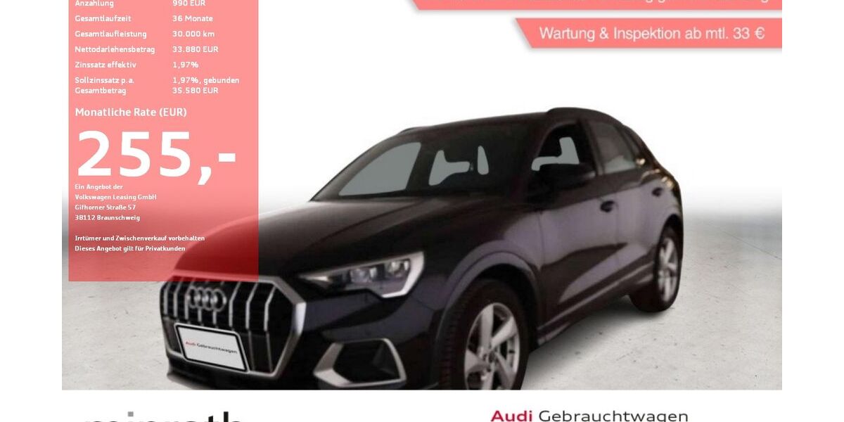 Audi Q3 14.373 km 33.130 &euro; Moers-Hülsdonk 47441