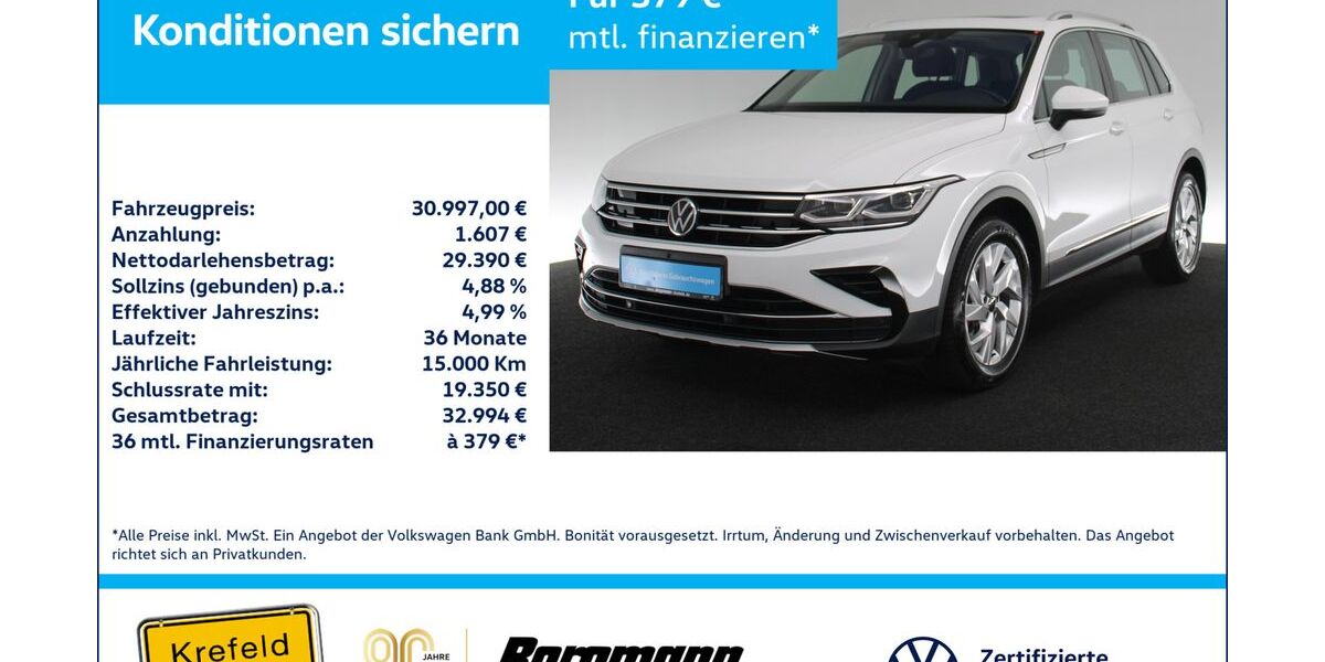 VW Tiguan 73.954 km 29.777 &euro; Krefeld 47803