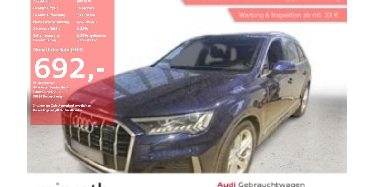 Audi Q7 93.916 km 47.180 &euro; Moers-Hülsdonk 47441