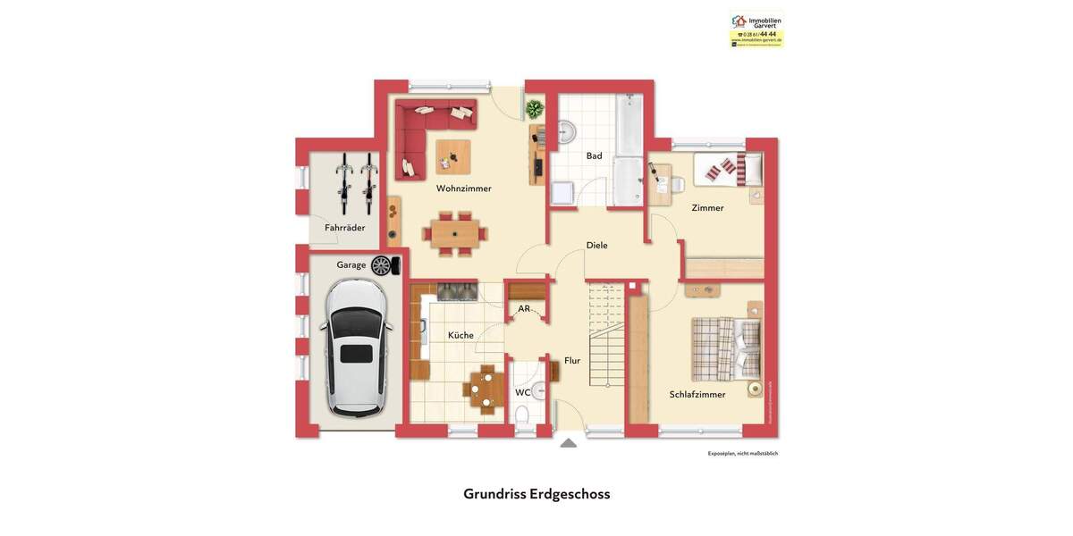 Einfamilienhaus Raesfeld - 6 Zimmer, 159 m&sup2;, 280.000&euro; | Angebot:25707874