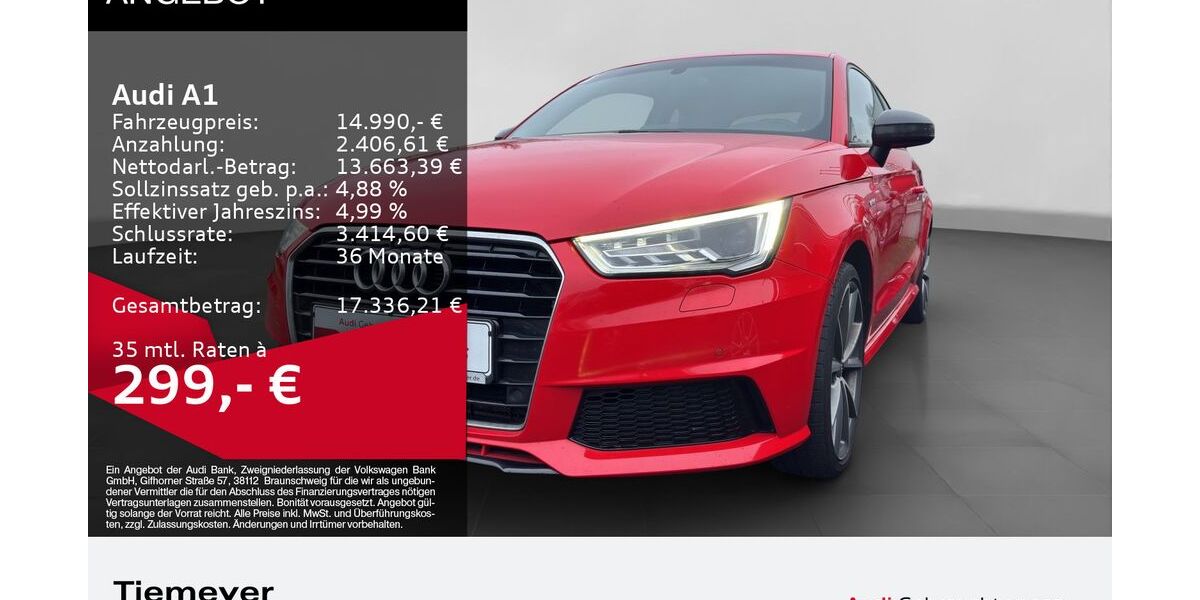 Audi A1 149.351 km 12.480 &euro; Dorsten 46284
