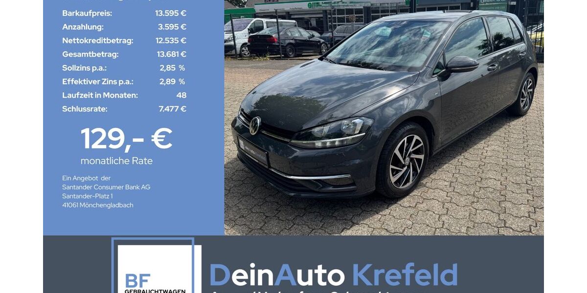 VW Golf 70.720 km 13.595 &euro; Krefeld 47805