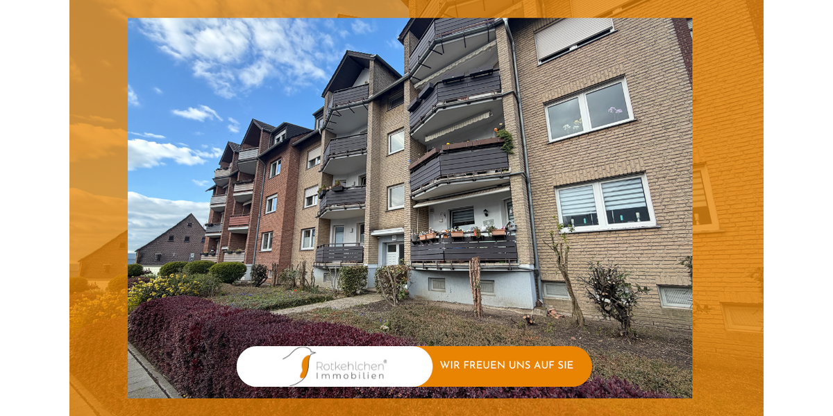 Etagenwohnung Krefeld Hüls - 3 Zimmer, 73 m&sup2;, 650&euro; | Angebot:26109352