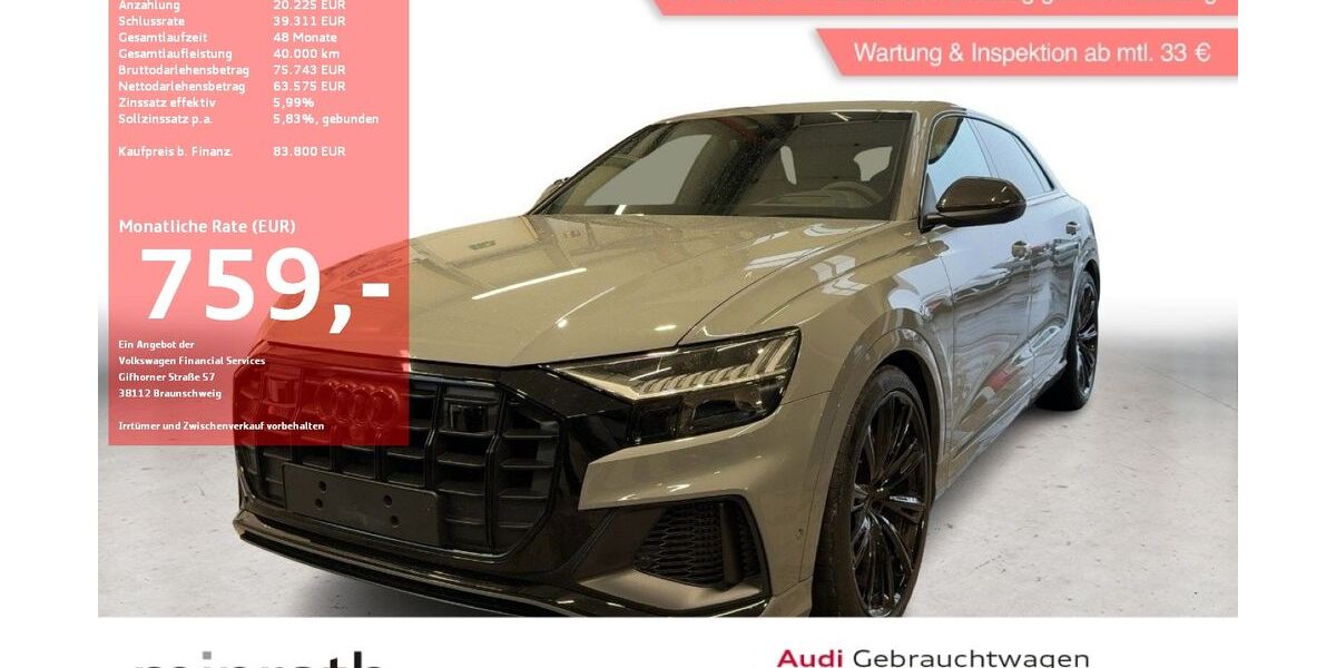 Audi SQ8 14.775 km 83.300 &euro; Moers-Hülsdonk 47441