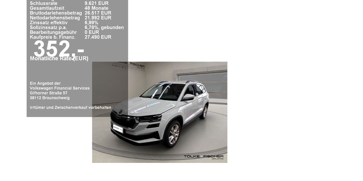 Skoda Karoq 65.502 km 27.490 &euro; Krefeld 47809